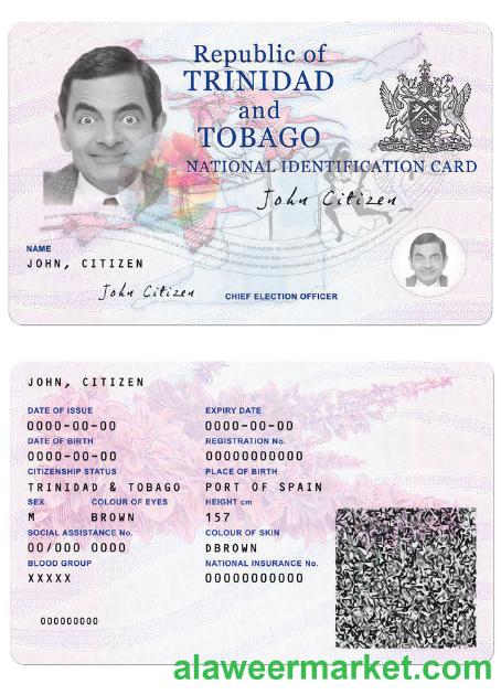 Trinidad and Tobaco ID card